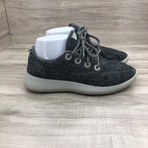 Allbirds Sneakers Womens 7 Gray Merino Wool Runners Lace Up Shoes